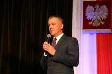 Prezydent Ostrołęki Janusz Kotowski podczas tegorocznej konwencji PiS