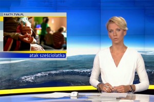 O sprawie odgryzionego opuszka palca informowały wieczorne Fakty TVN