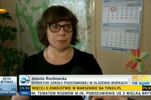 Jolanta Rostkowska, dyrektor Szkoły Podstawowej w Olszewie-Borkach